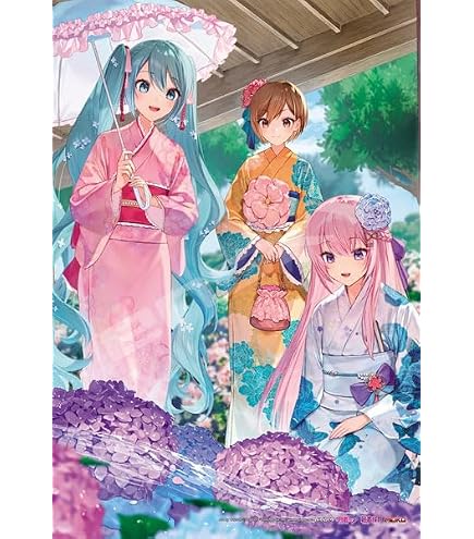 パズル 花色衣 「初音ミク～花色衣～」 ジグソーパズル 1000ピース Amazon | ボーカロイド 初音ミク 花びら 1000ピース パズル